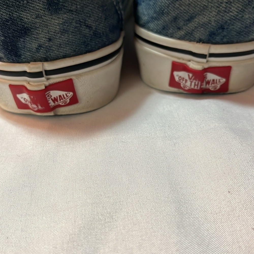 Vans Men Tie Dye Blue Tennis Shoes - Picture 3 of 6